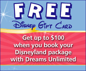 Disneyland Gift Card Special Offer